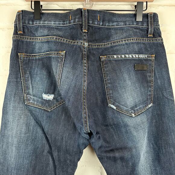 GF Regular Gianfranco Ferre Jeans US 32 IT 46 Blue Denim Regular Straight Jeans - Picture 13 of 16